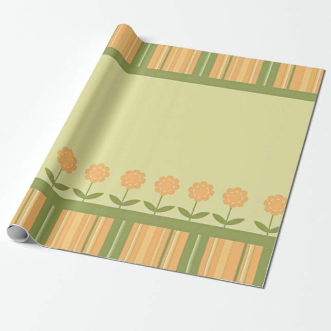 Papel de empacotamento de presente com distribuiçã (Desenrolado)