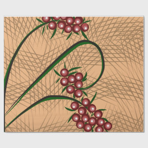 Papel de empacotamento de presente com padrão de B