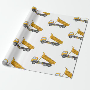 Papel de empacotamento de presente de caminhão de