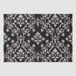 Papel de enrolamento a preto e a rosa da imagem