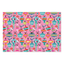 Papel de enrolamento de Natal para ornamentos do s