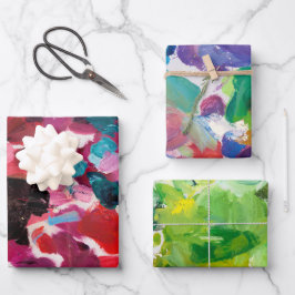 Papel de enrolamento de pintura três