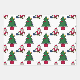 Papel de enrolamento festivo de férias