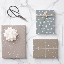 Papel de enrolamento minimalista em tons de terra