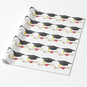 Papel de enrolamento para presente de graduação