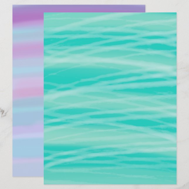 Papel De Esboço Pintado Colorido Misto (Frente/Verso)