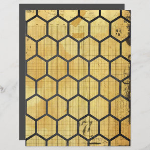 Papel de Escarpo das Abelhas Honeycomb