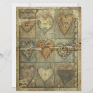 Papel de Escrapão de Corações em Dificuldade