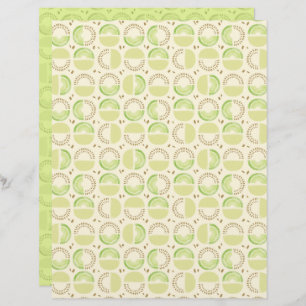 Papel de Escrapbook Honeydew