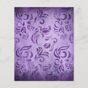 Papel de Escrapbook Roxo Shabby
