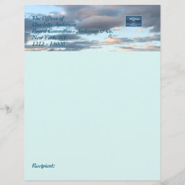 Papel de Escritório (Azul Celeste) RFPMDesigns ©️2
