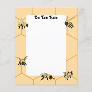 Papel de Fazenda das abelhas Honeycomb