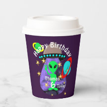 Papel de Festa de aniversário na Alienígena do esp