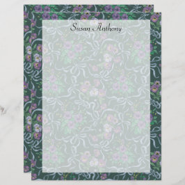 Papel de fita azul vitoriano Púrpura das Panteras