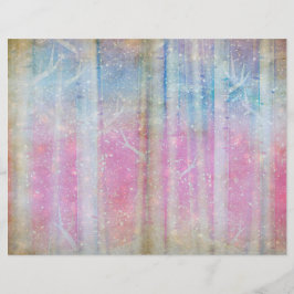 Papel de Folha de Cálculo das Árvores Mágicas de i