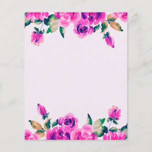 papel de fundo de scrapbook de moldura floral aqua