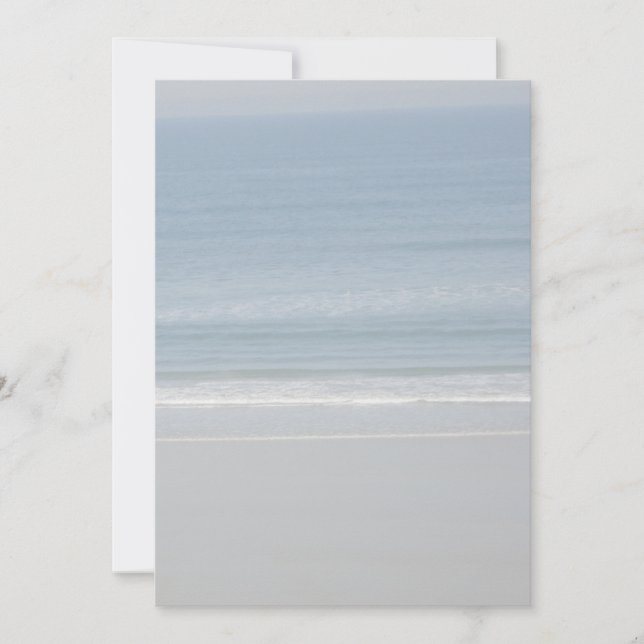 Papel de Fundo do Oceano e Praia em Branco (Frente)