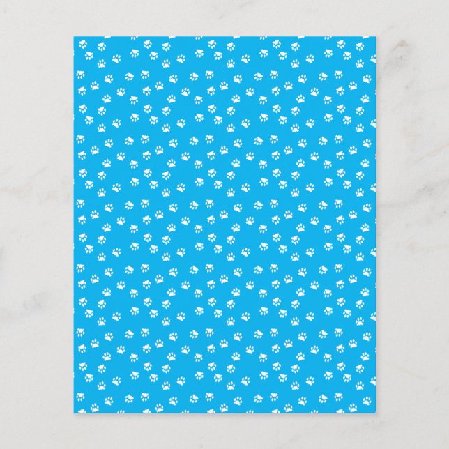 Papel de fundo para álbum de recortes com pegadas  (Frente)