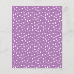 Papel de fundo para álbum de recortes com pegadas