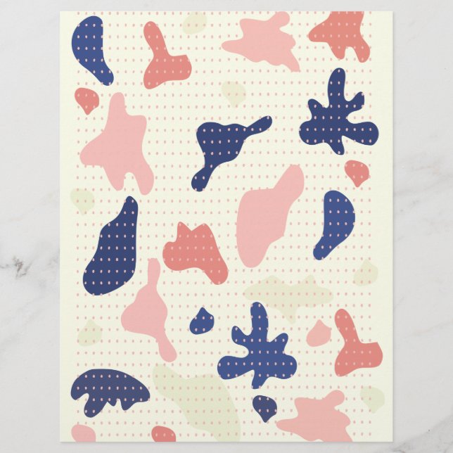 Papel de grade de pontos de formas (Frente)