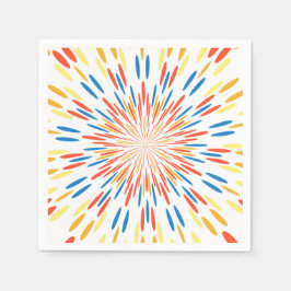 Papel de guardanapo com design abstrato