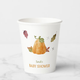 Papel de guardanapo para abóbora de aquarela branc