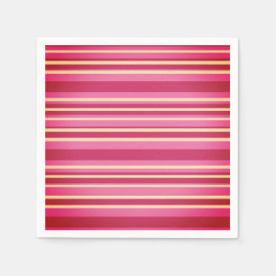 Papel de guardanapos branco-rosado