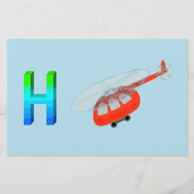 Papel de Helicóptero (Frente)