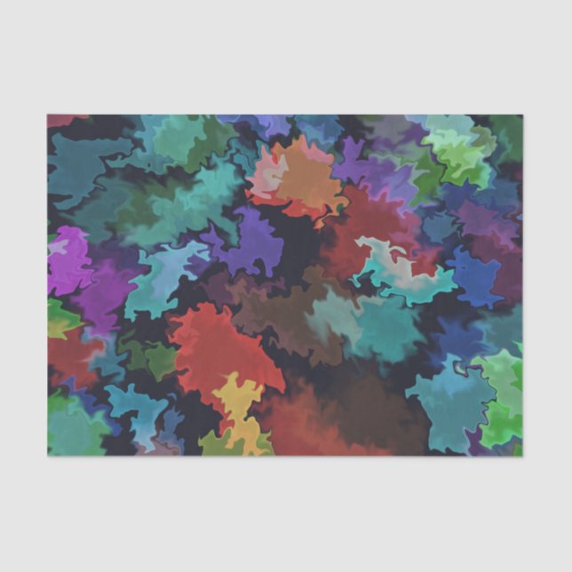 Papel de Impressão marmoreado com barra branca (Frente )