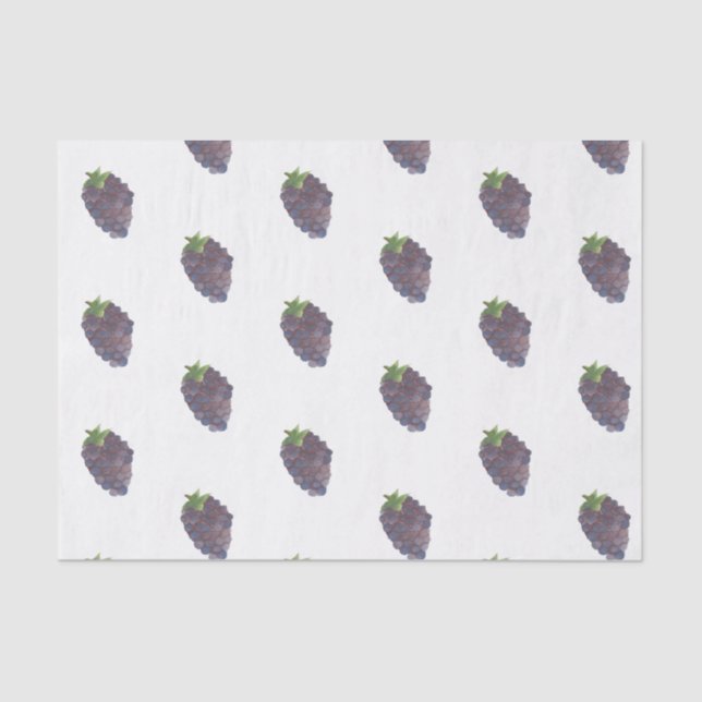 Papel de lenço de amora aquosa (Frente )