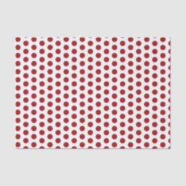 Papel de lenço de Bolinhas vermelha