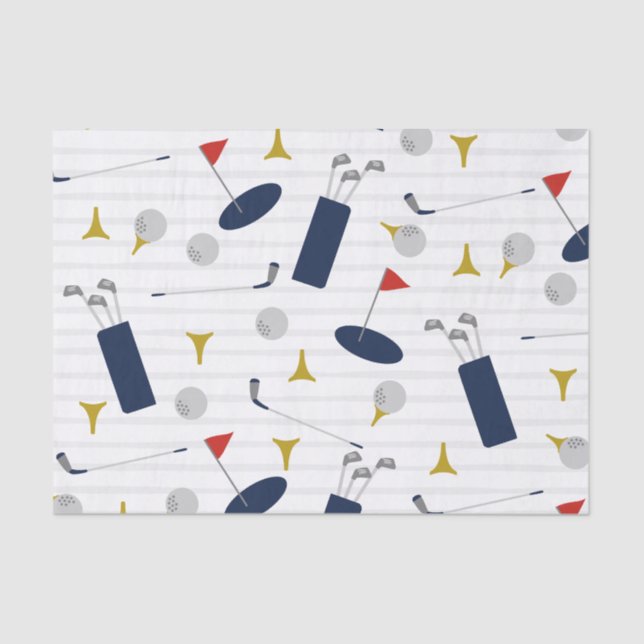 Papel de lenço de Golfe (Frente )