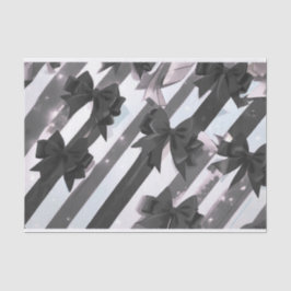 Papel de lenço do arco 2 preto