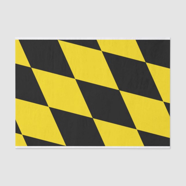 Papel de lenço Patriótico com bandeira de Munique (Frente )