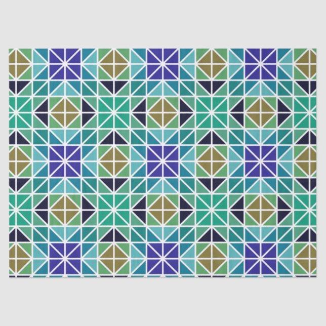 papel de lenços mosaicos (Frente )