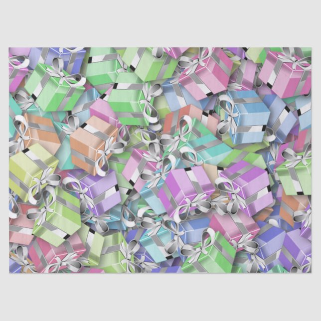 papel de lenços para caixas de pastel (Frente )