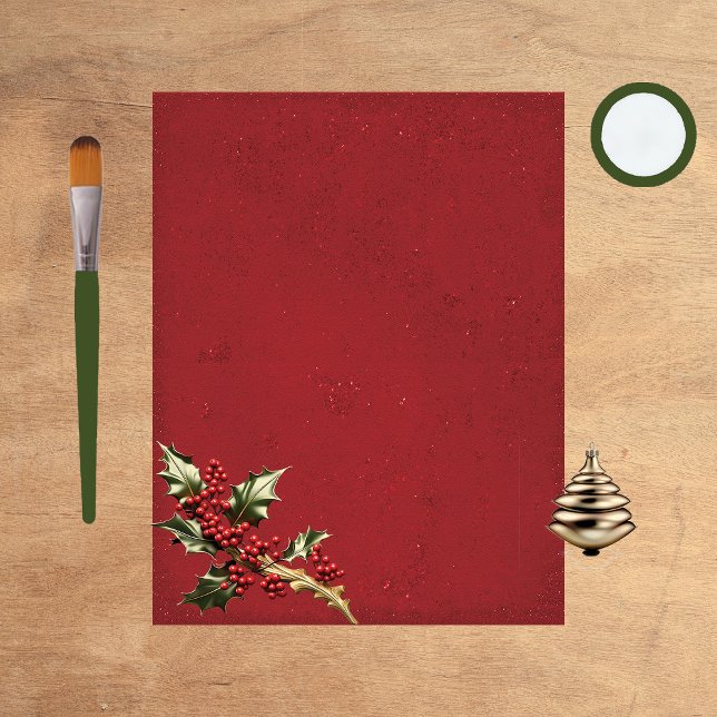 Papel de Livro Vermelho de Natal Sparkasse (Criador carregado)