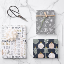 Papel de Moldagem de Natal Moderno