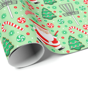 Papel de moldagem de presente de Natal de Golfe de