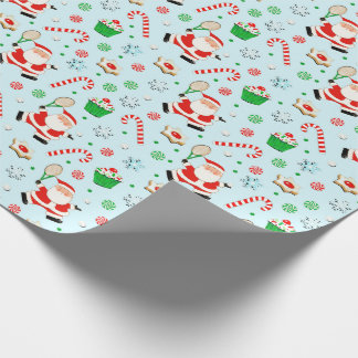 Papel de moldagem de presente de Natal tênis