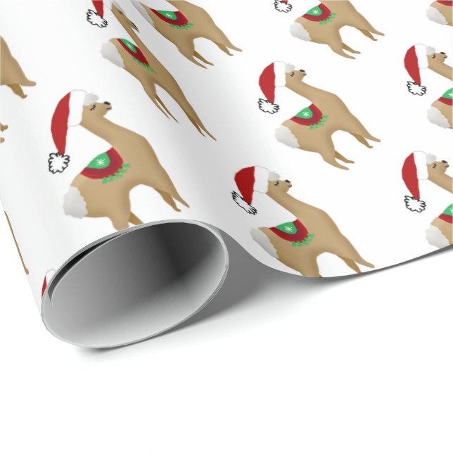 Papel de moldagem de presente para Natal do Alpaca (Ponta do rolo)