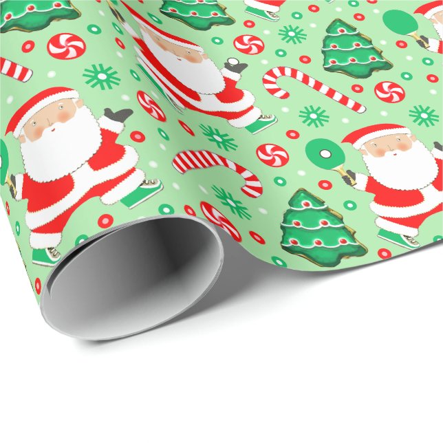 Papel de moldagem do presente de Natal de Tênis me (Ponta do rolo)