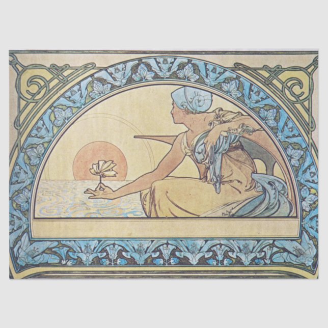 Papel de Nouveau Decoupage da arte (Frente )