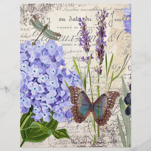 Papel de origami botânico (Frente)