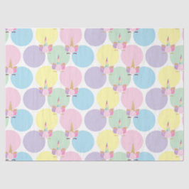 Papel de Padrão de Aniversário do Unicórn