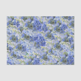 Papel de Padrão de Hydrangeas Azul