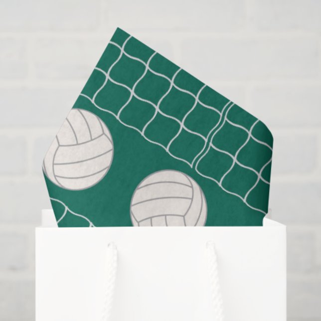 Papel de pano para festas de voleibol (Sacola de presentes)