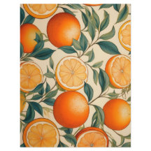 Papel de Papel de carta do padrão laranja Vintage