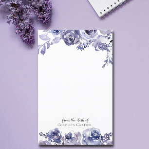 Papel de Papel de carta Floral Rosa Floral Elegant