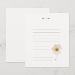 Papel de Papel de Carta Vinculado à Flor I em Bran